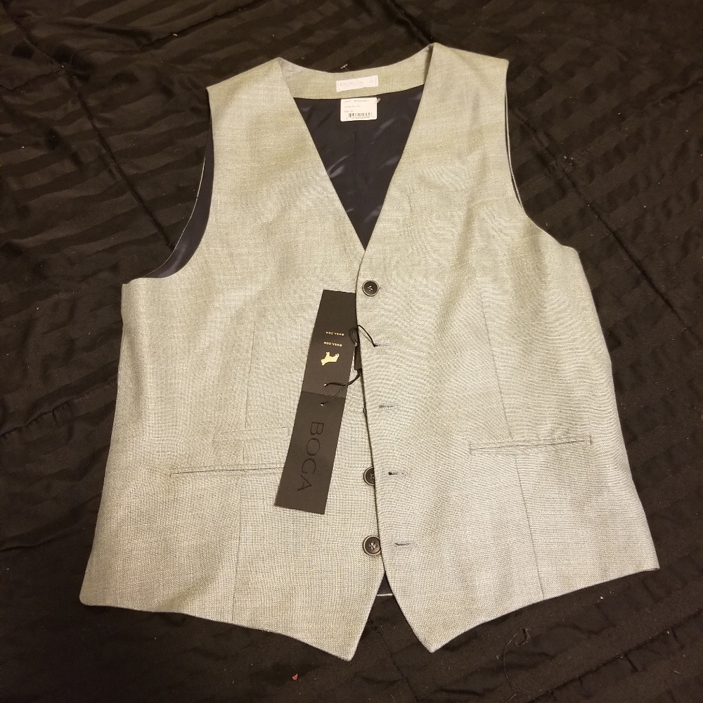 Boga - Bintage Blue Vest - Size Medium